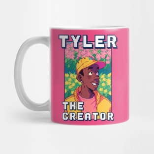 Tyler The Creator Pixelated Cartoon Mug